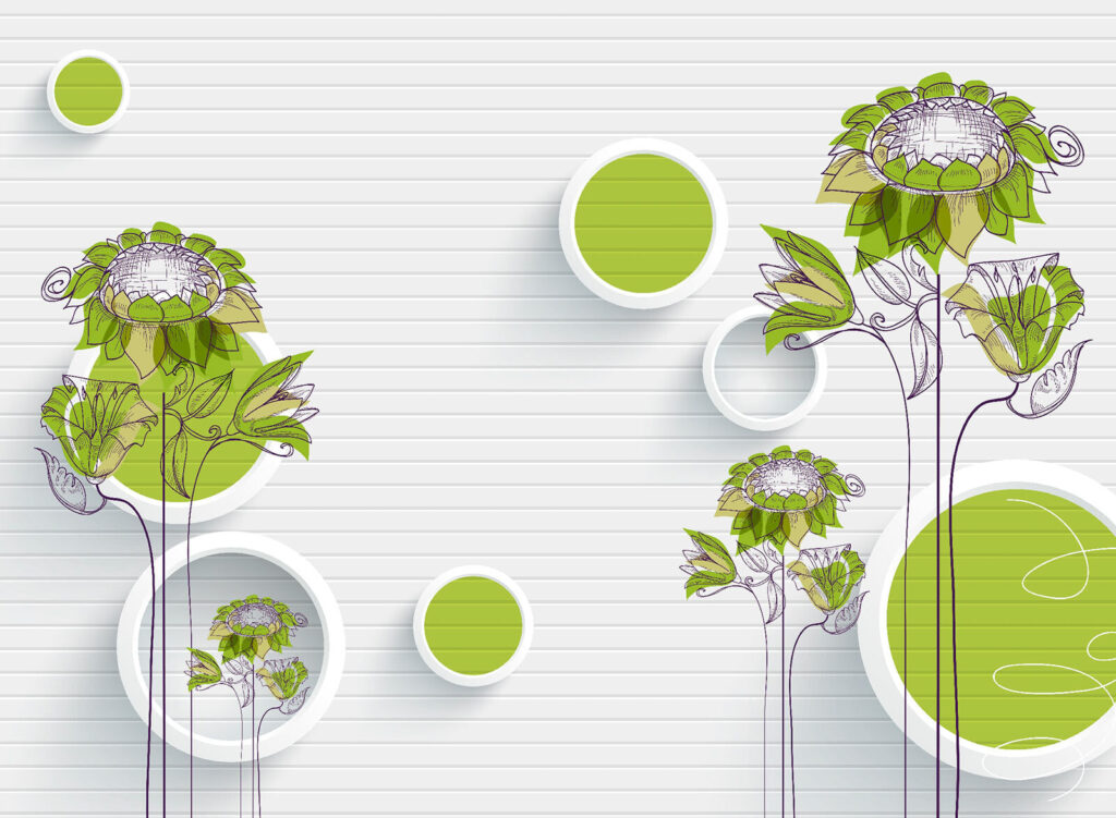 Tapete mit Blumen und Kreisen u18803p 1024x751 - Tapete mit Blumen und Kreisen - tegory