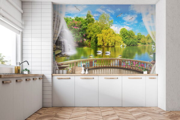 u18753pik2 600x400 - Blick auf einen Teich mit Vögeln und Bäumen - tegory