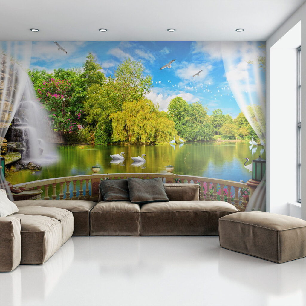 u18753pig1 1024x1024 - Blick auf einen Teich mit Vögeln und Bäumen - tegory