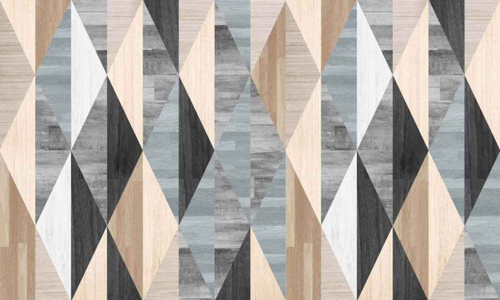 Muster aus Holz und Rautenformen Muster aus Holz und Rautenformen