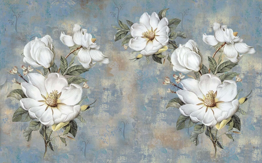 Gruppe von weißen Blumen