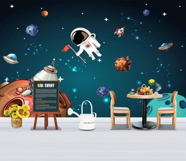 Cartoon-Weltraumszene mit Planeten und Sternen u13898pir1m 600x517 - Cartoon-Weltraumszene mit Planeten und Sternen - tegory