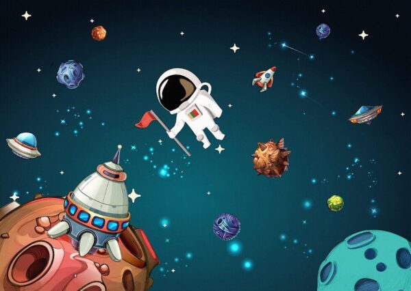 Cartoon-Weltraumszene mit Planeten und Sternen u13898p 600x426 - Cartoon-Weltraumszene mit Planeten und Sternen - tegory
