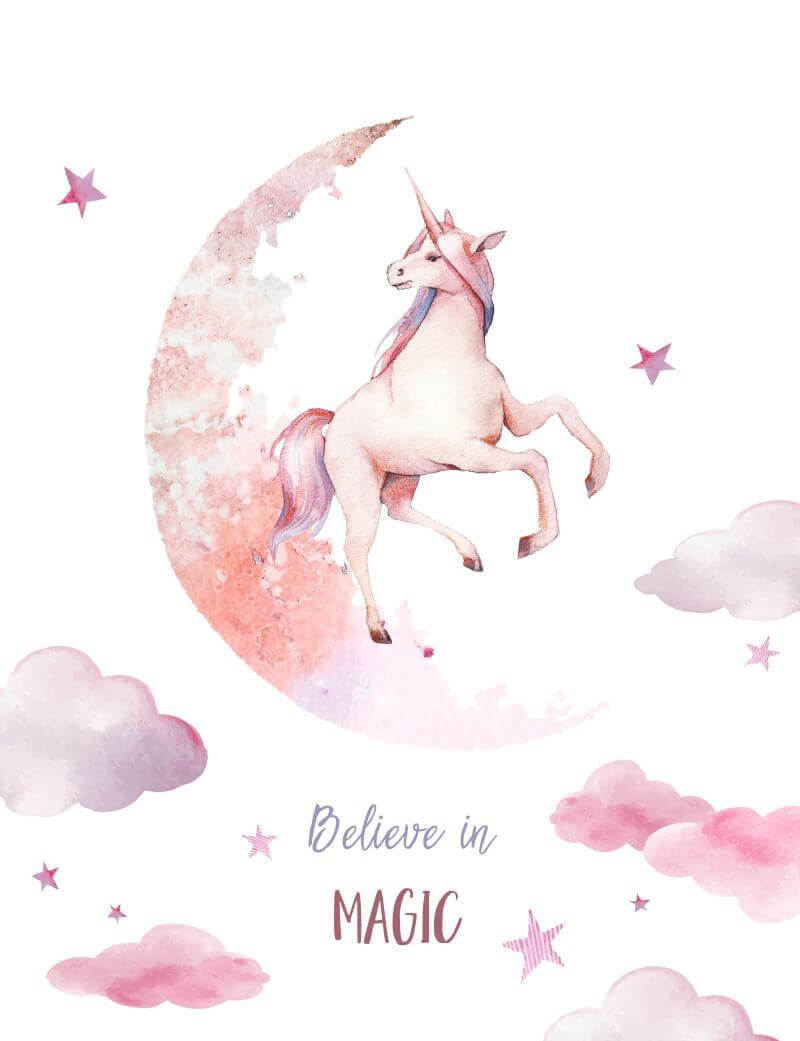 Einhorn auf dem Mond Einhorn auf dem Mond