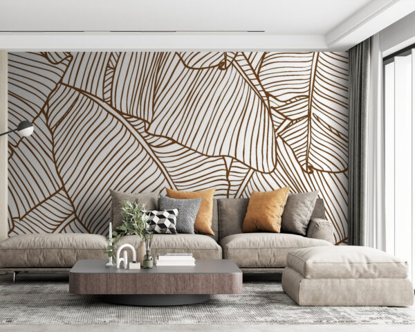 Natürliche Muster in eleganter Schlichtheit Fototapeten Natürliche Muster in eleganter Schlichtheit