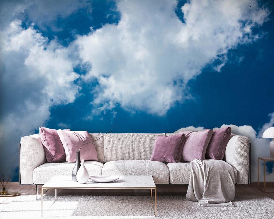 Blauer Himmel mit Wolken