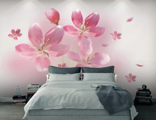 Gruppe von rosa Blumen u08241pib1m 600x464 - Gruppe von rosa Blumen - tegory