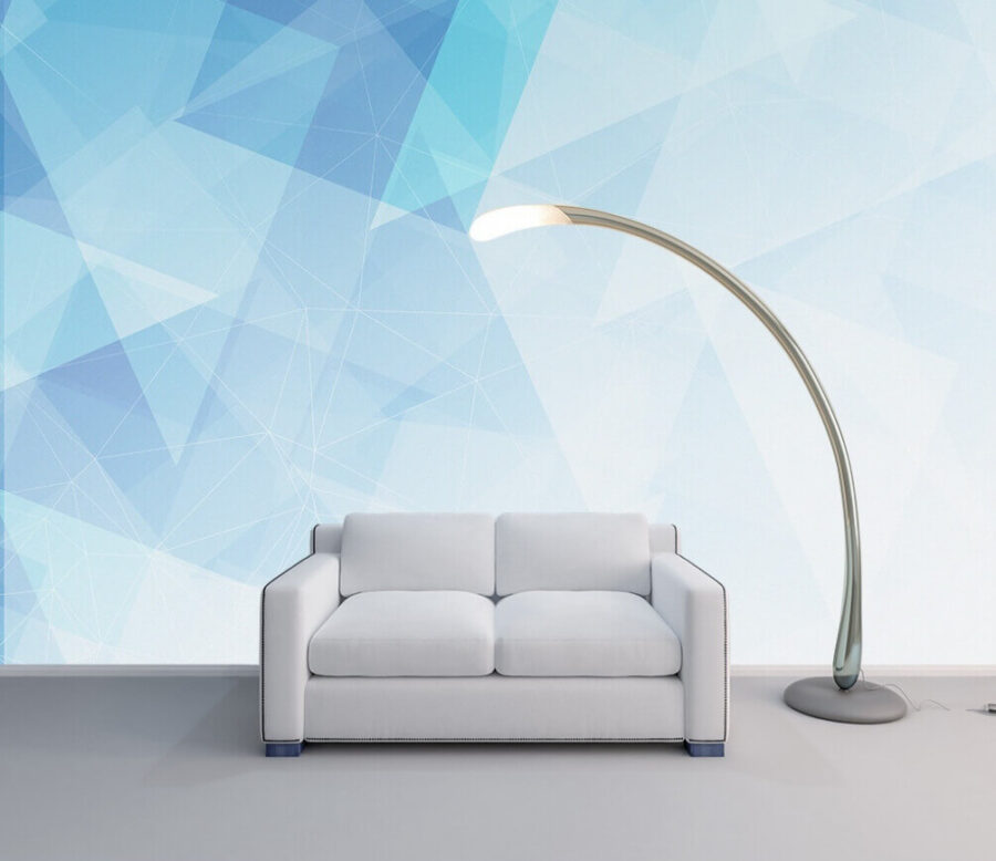 Blauer und weißer Hintergrund