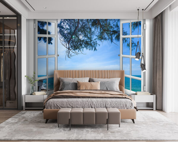 Fenster mit Blick auf das Meer Fenster mit Blick auf das Meer