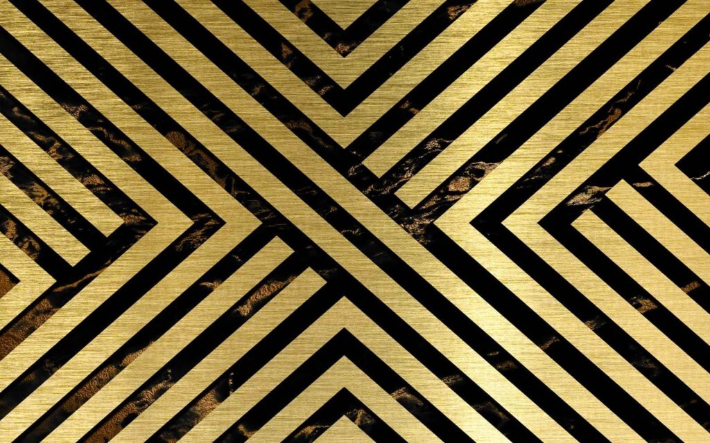 Dynamische geometrische Linien im Kontrast Dynamische geometrische Linien im Kontrast