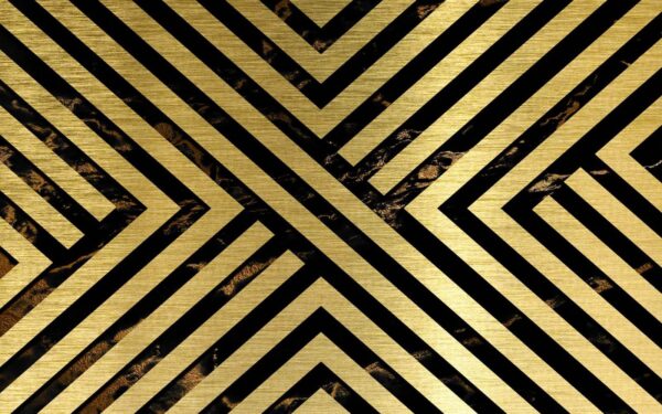 Dynamische geometrische Linien im Kontrast Dynamische geometrische Linien im Kontrast