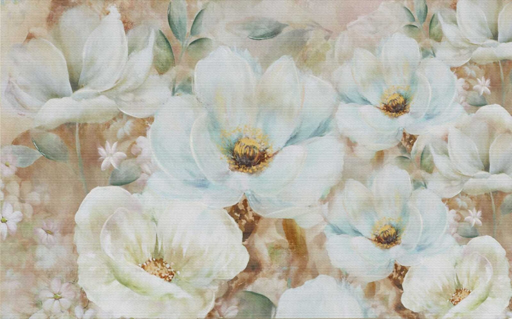 Zarte Blüten in sanften Pastelltönen Zarte Blüten in sanften Pastelltönen