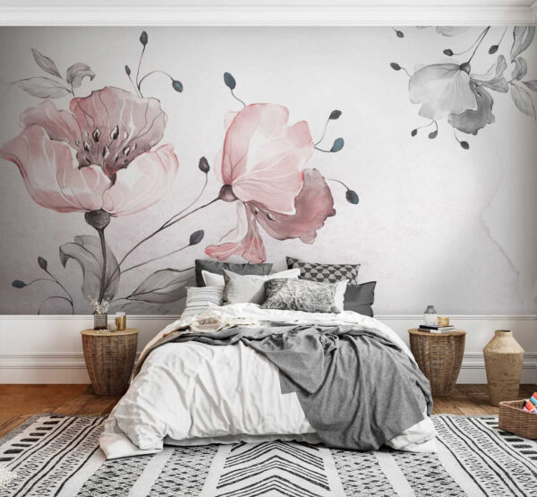 Zartes florales Aquarelldesign. Zartes florales Aquarelldesign.