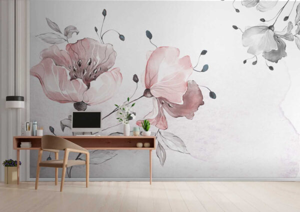 Zartes florales Aquarelldesign. Zartes florales Aquarelldesign.