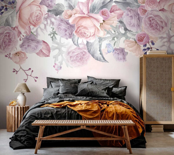 Aquarellmalerei von Blumen Aquarellmalerei von Blumen