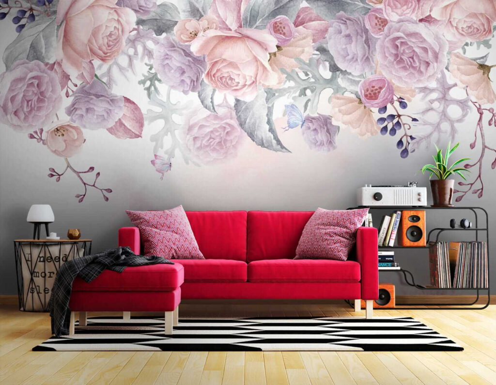 Watercolor painting of flowers Watercolor painting of flowers