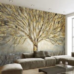 Fototapeten Baum mit vielen Ästen