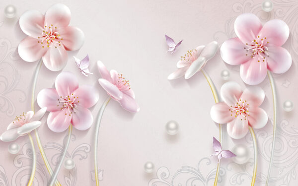 Tapete mit Blumen und Schmetterlingen u09587p 600x375 - Tapete mit Blumen und Schmetterlingen - tegory