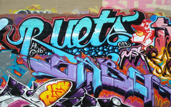 Wand mit Graffiti Wand mit Graffiti