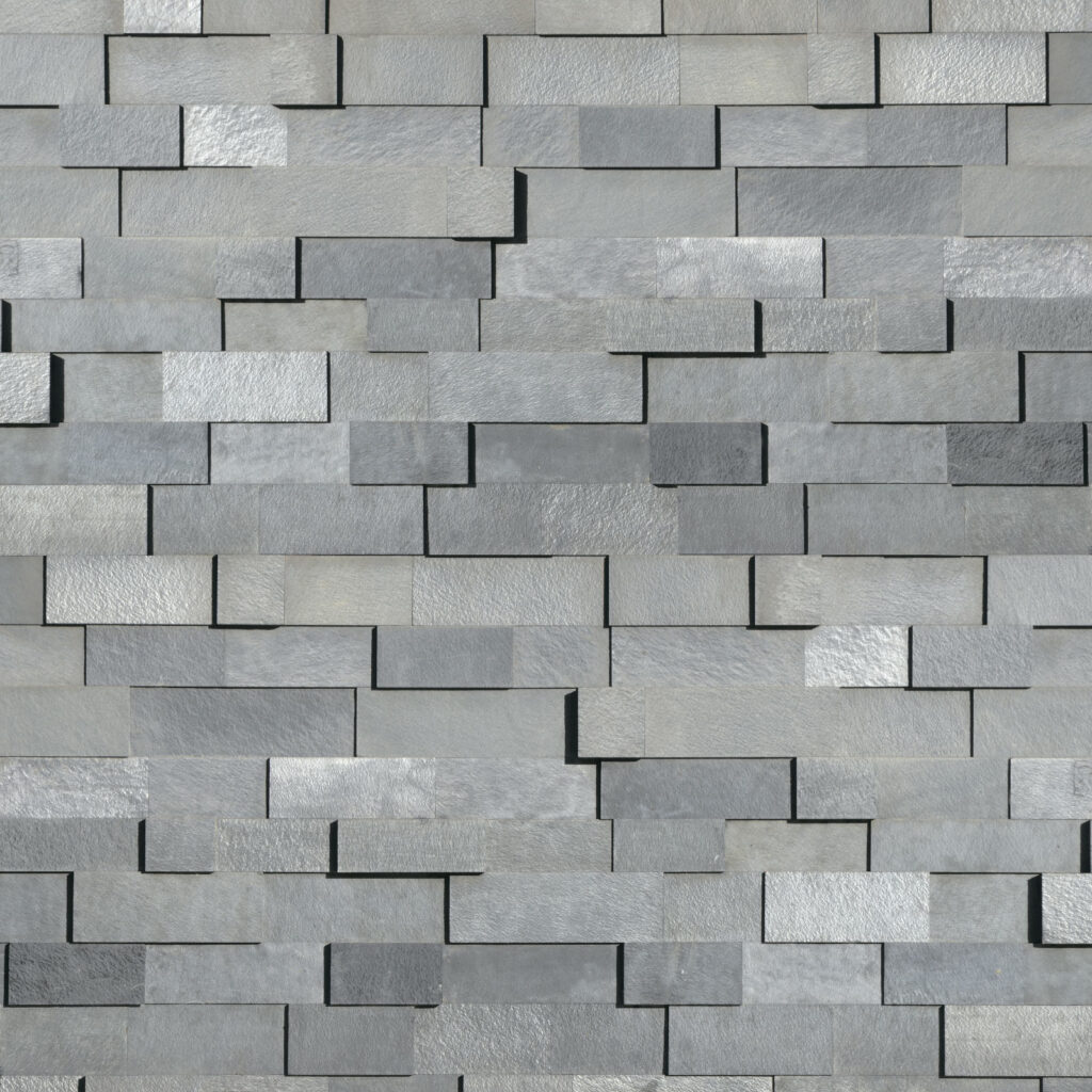 Mauer aus grauen Ziegeln Mauer aus grauen Ziegeln