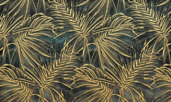 Üppige tropische Blätter in elegantem Muster Üppige tropische Blätter in elegantem Muster