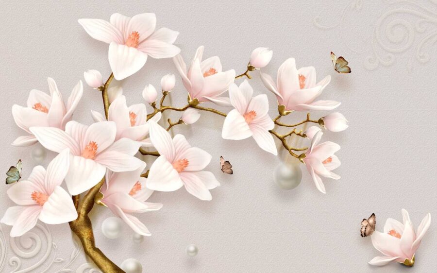Zarte Blüten an zarten Zweigen Zarte Blüten an zarten Zweigen