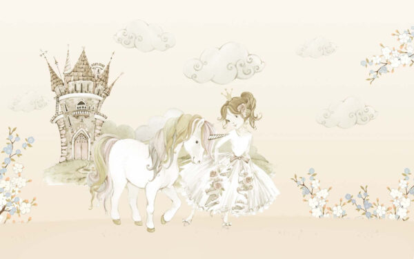Mädchen und ein Einhorn Mädchen und ein Einhorn