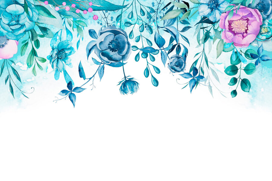 Aquarellmalerei von Blumen Aquarellmalerei von Blumen