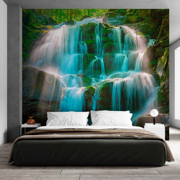Wasserfall im Wald Wasserfall im Wald