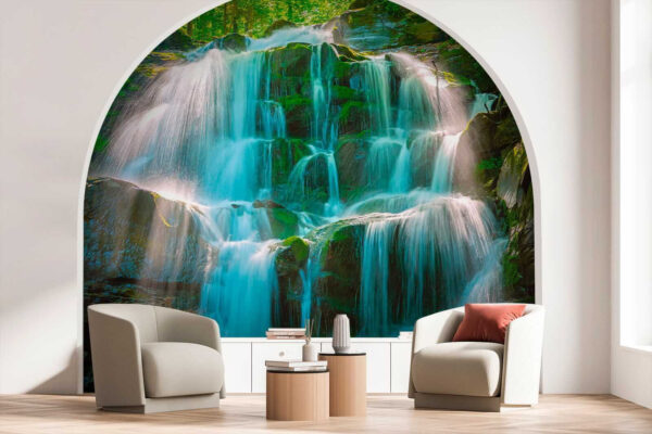 Wasserfall im Wald Wasserfall im Wald