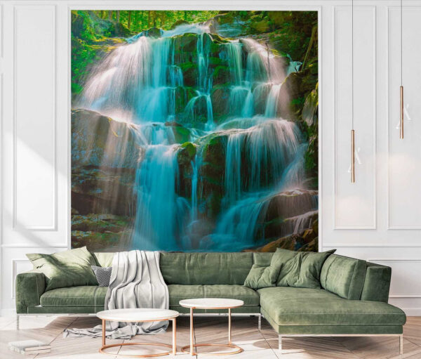 Wasserfall im Wald Wasserfall im Wald