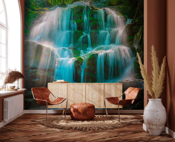 Wasserfall im Wald Wasserfall im Wald