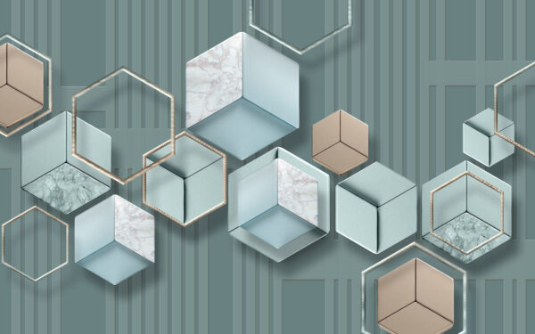 Tapete mit Sechsecken und geometrischen Formen u31212p 600x375 - Tapete mit Sechsecken und geometrischen Formen - tegory