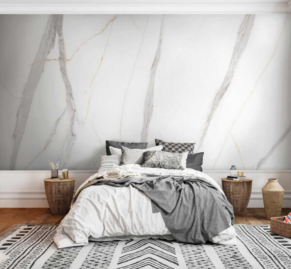 Eleganter weißer Marmor mit Adern Eleganter weißer Marmor mit Adern