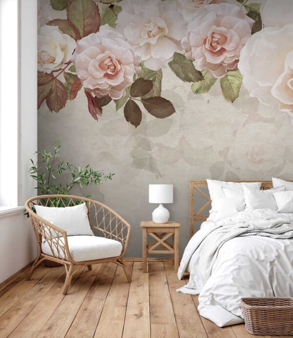 Gruppe von Blumen auf einem weißen Hintergrund Gruppe von Blumen auf einem weißen Hintergrund