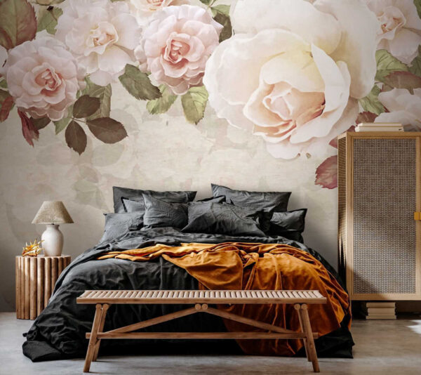 Gruppe von Blumen auf einem weißen Hintergrund Gruppe von Blumen auf einem weißen Hintergrund