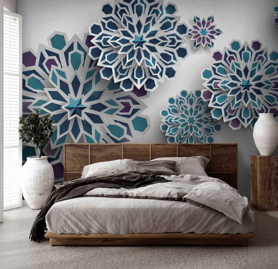 Gruppe von blauen und weißen Blumen u43560pib1 900x869 - Gruppe von blauen und weißen Blumen - tegory