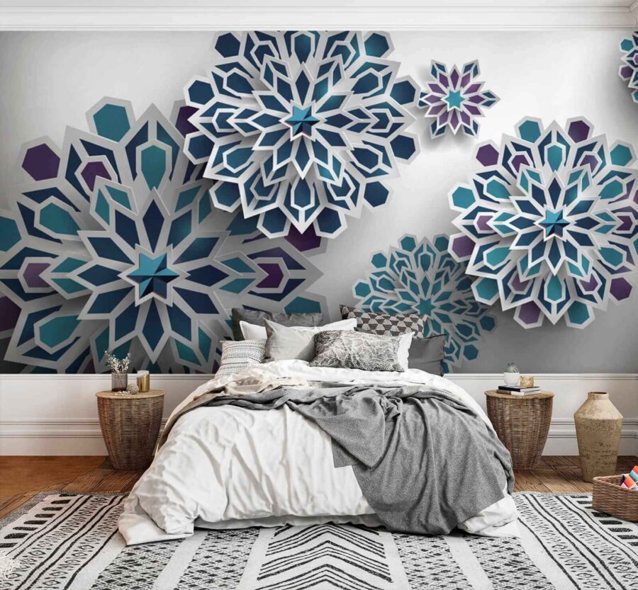 Gruppe von blauen und weißen Blumen u43560pib2 900x833 - Gruppe von blauen und weißen Blumen - tegory