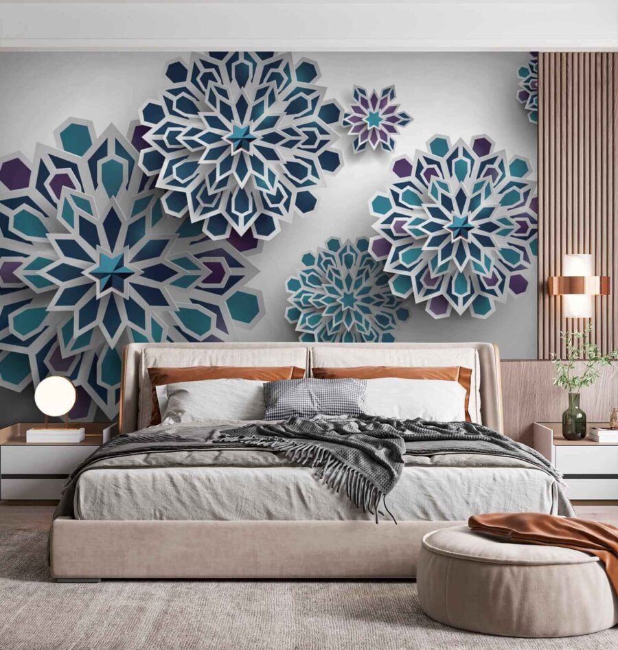 Gruppe von blauen und weißen Blumen u43560pib3 900x947 - Gruppe von blauen und weißen Blumen - tegory