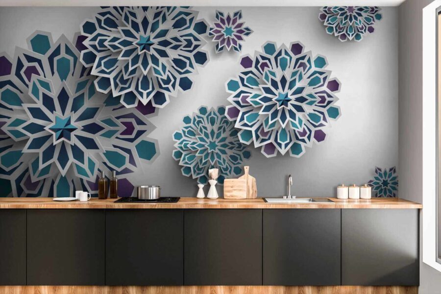 Gruppe von blauen und weißen Blumen u43560pik1 900x600 - Gruppe von blauen und weißen Blumen - tegory