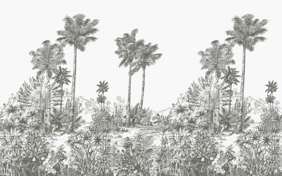 Zeichnung von Palmen