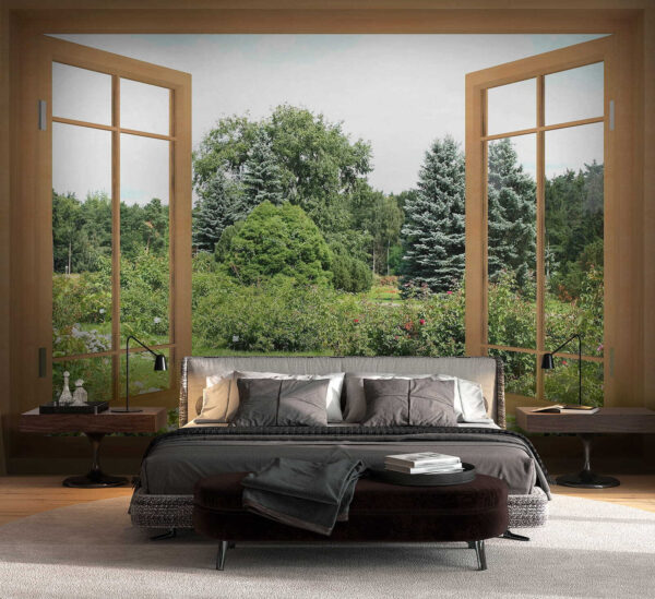Fenster mit Bäumen und einem Weg durch das Fenster u60673pib1 600x549 - Fenster mit Bäumen und einem Weg durch das Fenster