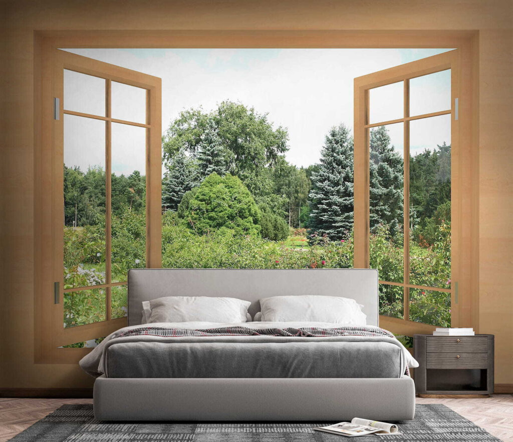 Fenster mit Bäumen und einem Weg durch das Fenster u60673pib3 1024x883 - Fenster mit Bäumen und einem Weg durch das Fenster
