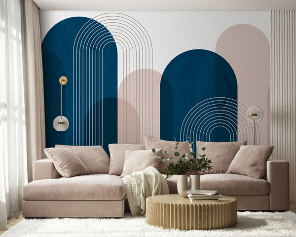Blaue und rosa Kunst Blaue und rosa Kunst