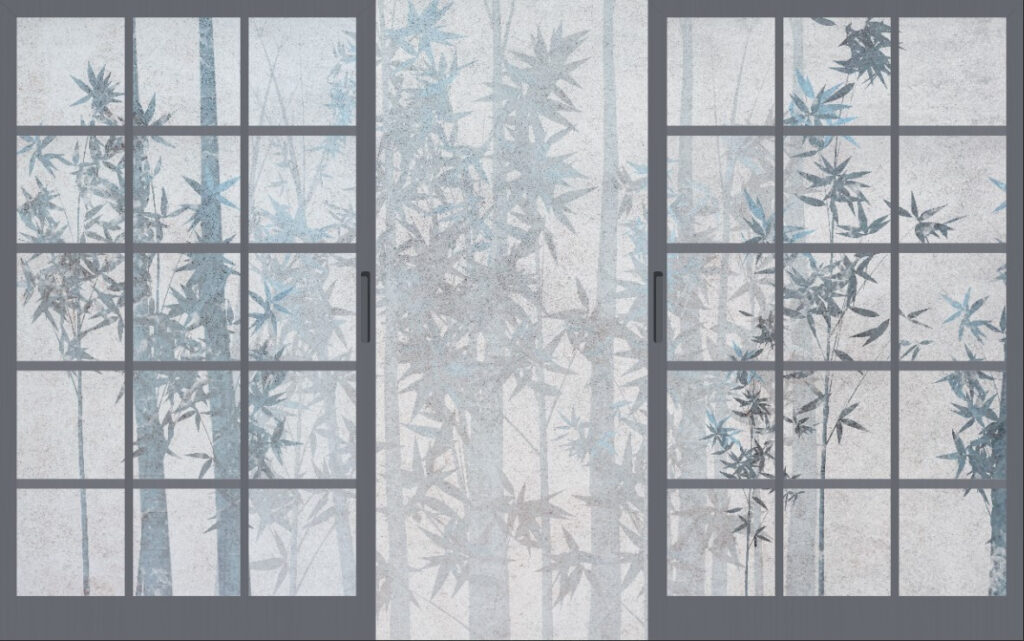 Fenster mit mattiertem Glas Fenster mit mattiertem Glas