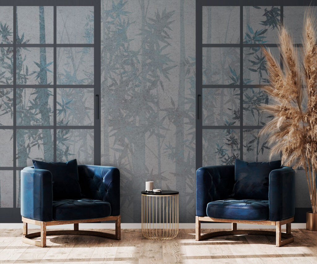 Window with a frosted glass