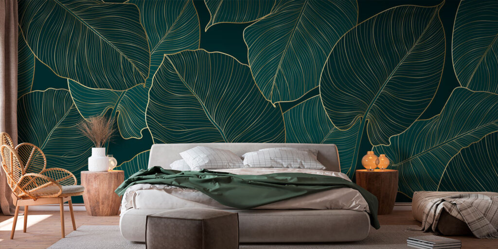 Elegant leaves with intricate details