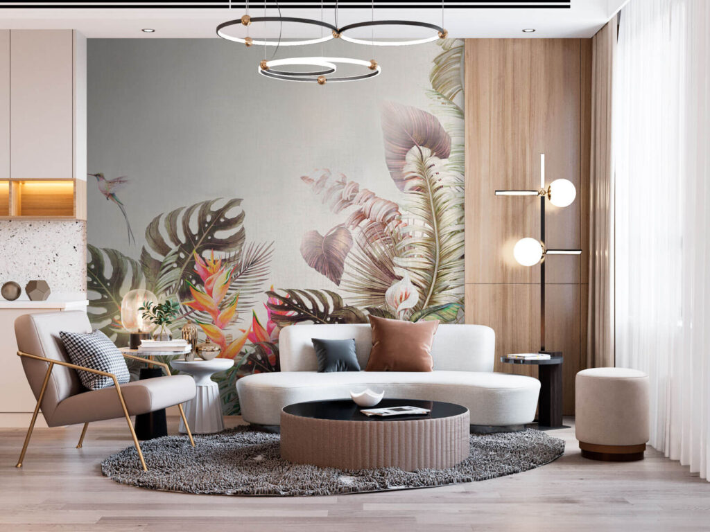 u73990pig2 1024x768 - Lebendiges tropisches Laub und Blumen - tegory