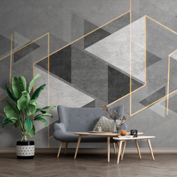 Graues und weißes geometrisches Muster Graues und weißes geometrisches Muster