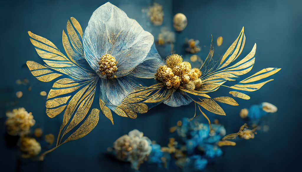 Ätherische Blüten in mitternächtlichen Träumen. Ätherische Blüten in mitternächtlichen Träumen.